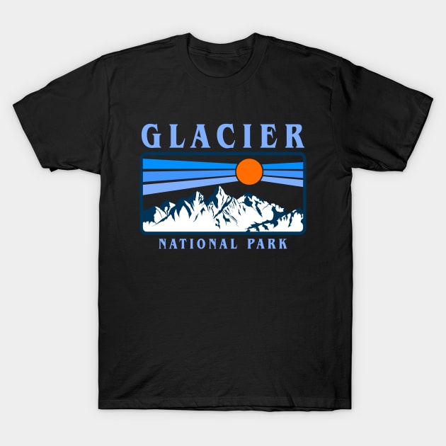 glacier national park T-Shirt by hardy 